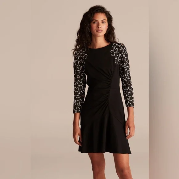 Rebecca Taylor | Dresses | Rebecca Taylor Tai Floral Embroidered Dress |  Poshmark